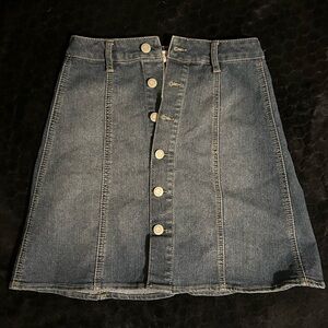 Mossimo Supply Co. Blue Denim Mini Skirt